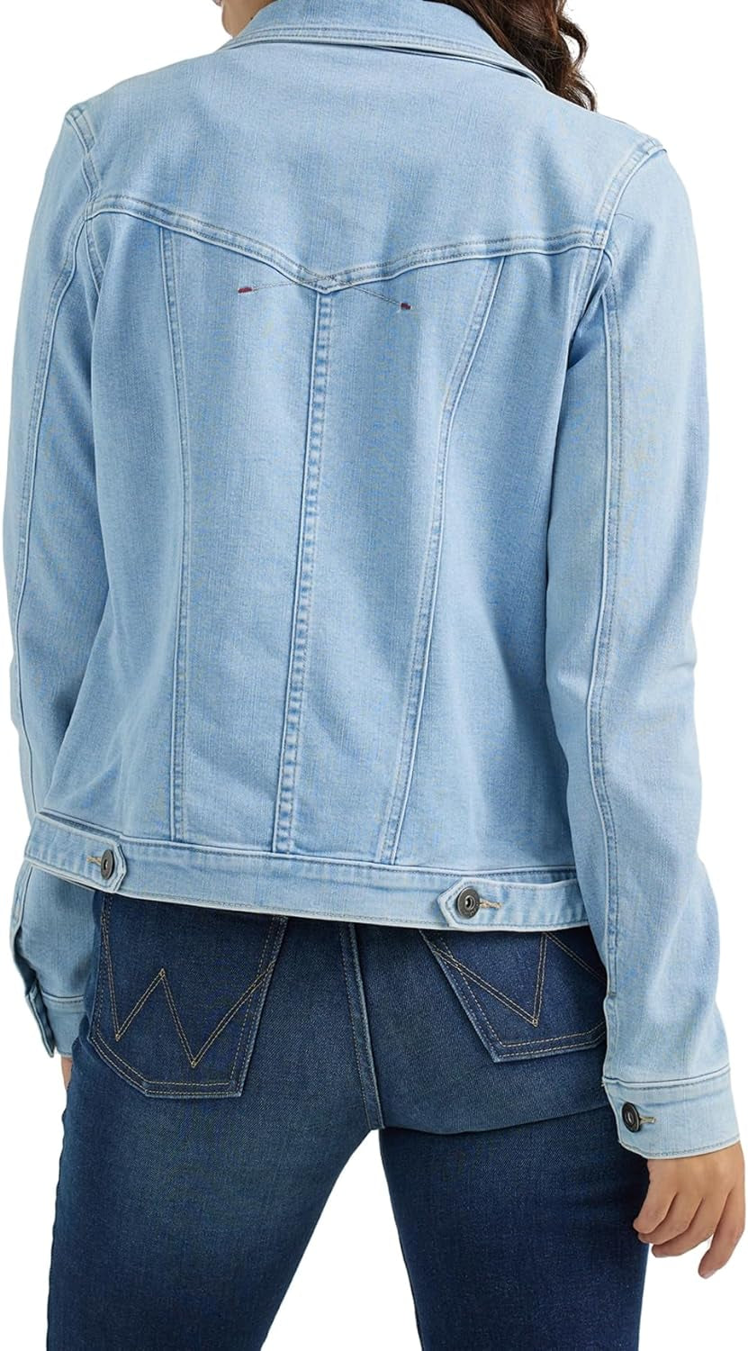 Stretch Denim Jacket - Modern Dog Mom Top