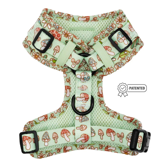 Shrooms & Blooms - Modern Adjustable Dog Harness