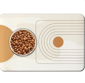 Boho Dog Food Mat