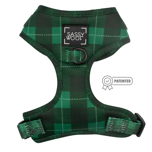 Barks Of Holly - Modern Dog Christmas Harness