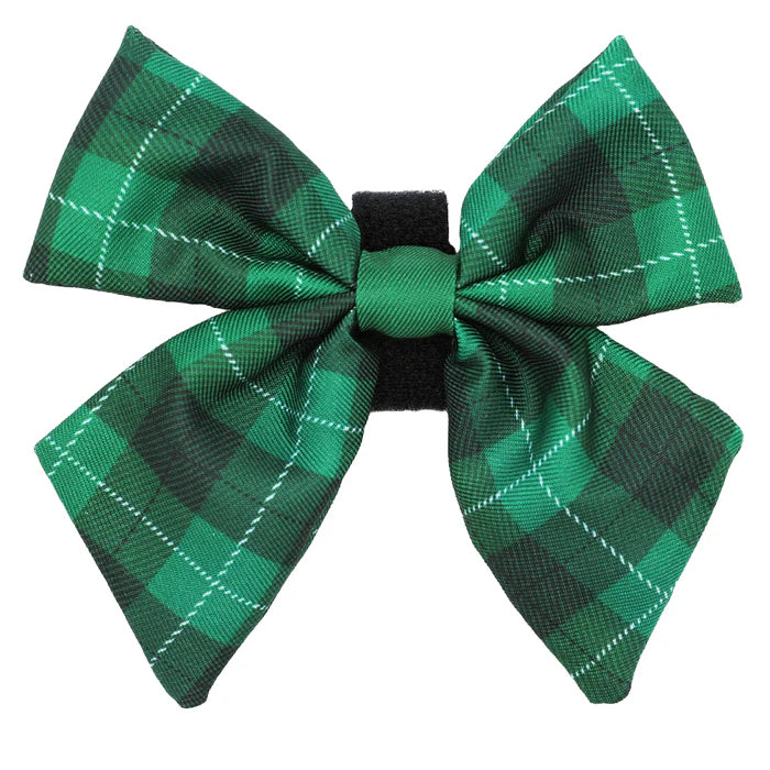 Barks Of Holly - Modern Dog Christmas Sailor Bow