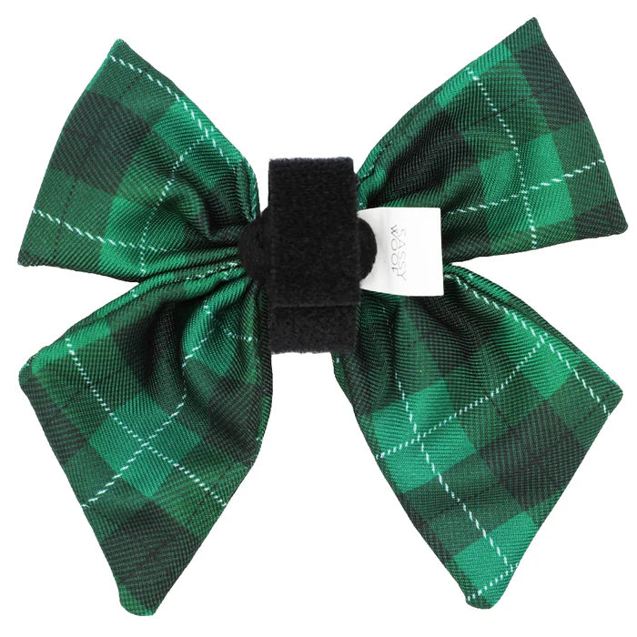 Barks Of Holly - Modern Dog Christmas Sailor Bow