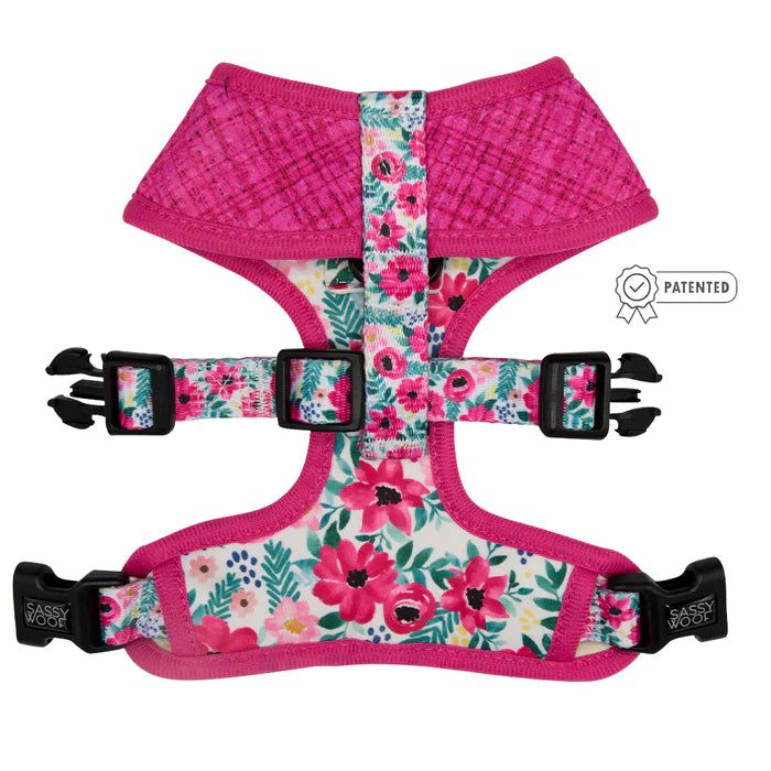 Floral Frenzy - Modern Dog Reversible Harness