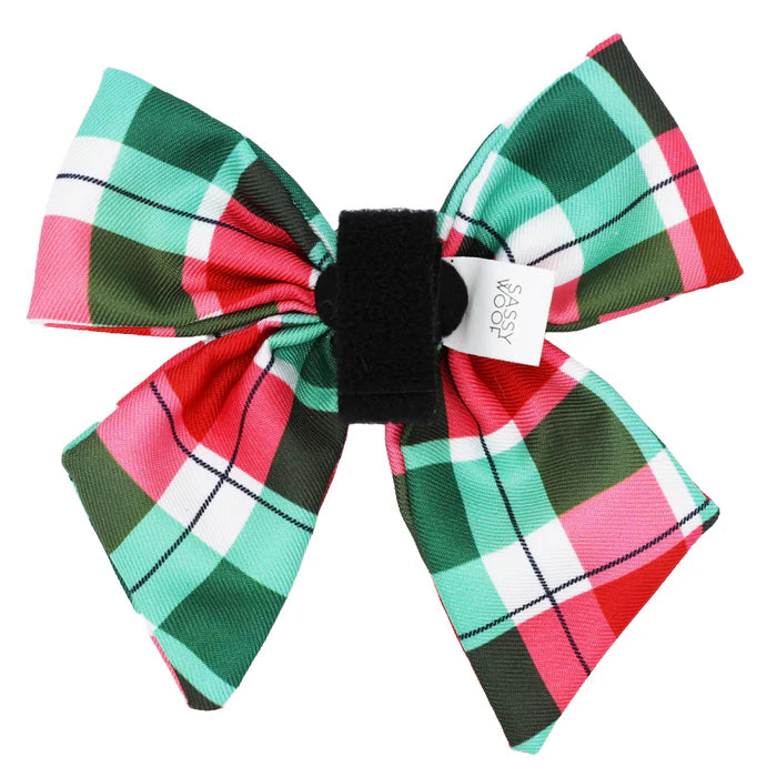 Jingle Barks - Modern Dog Christmas Sailor Bow