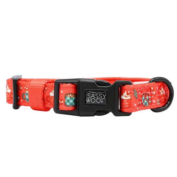 Hot Cocoa Club - Modern Christmas Dog Collar