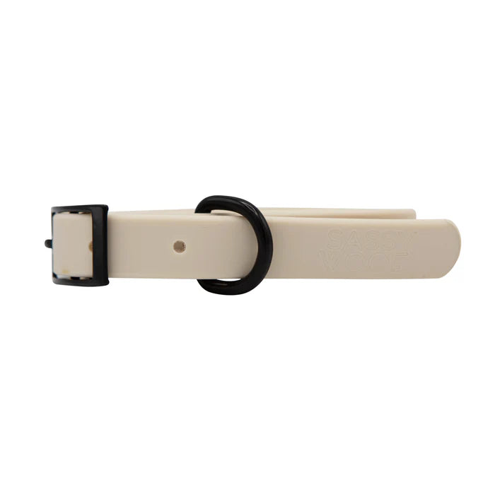 Beige - Modern Waterproof Dog Collar