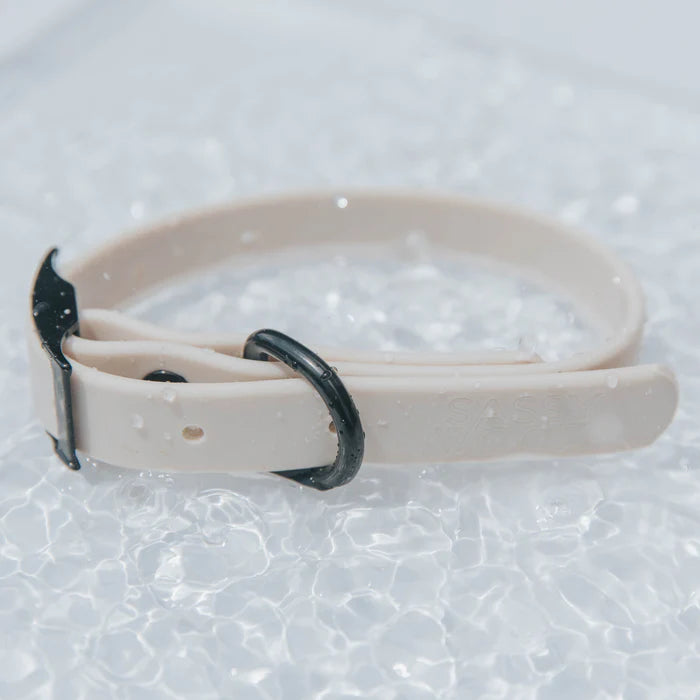 Beige - Modern Waterproof Dog Collar