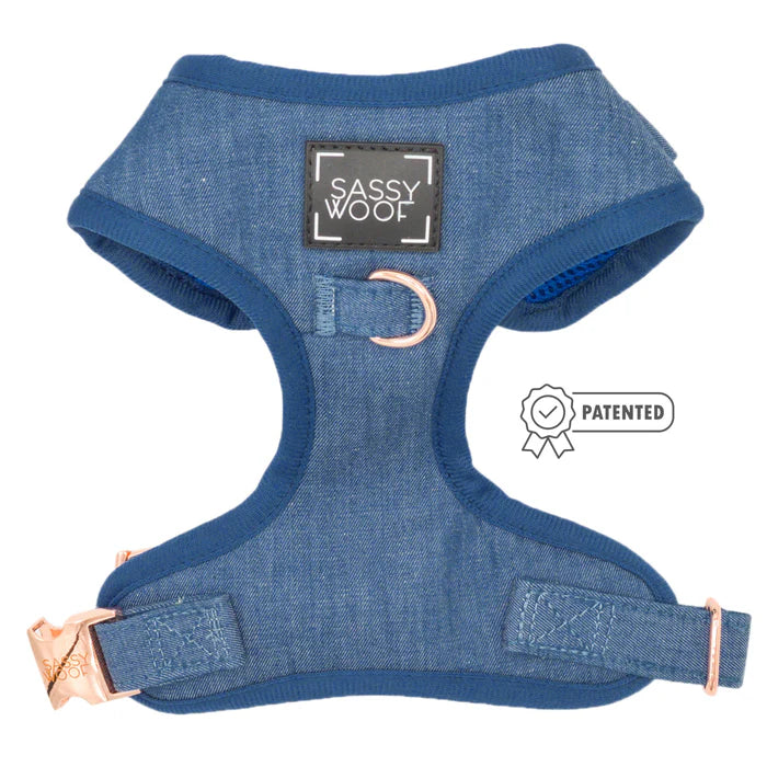 Denim - Modern Dog Adjustable Harness