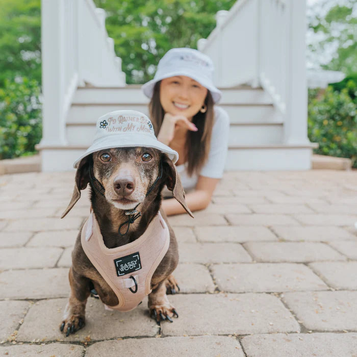 I'd Rather Be With My Mom - Modern Dog Bucket Hat