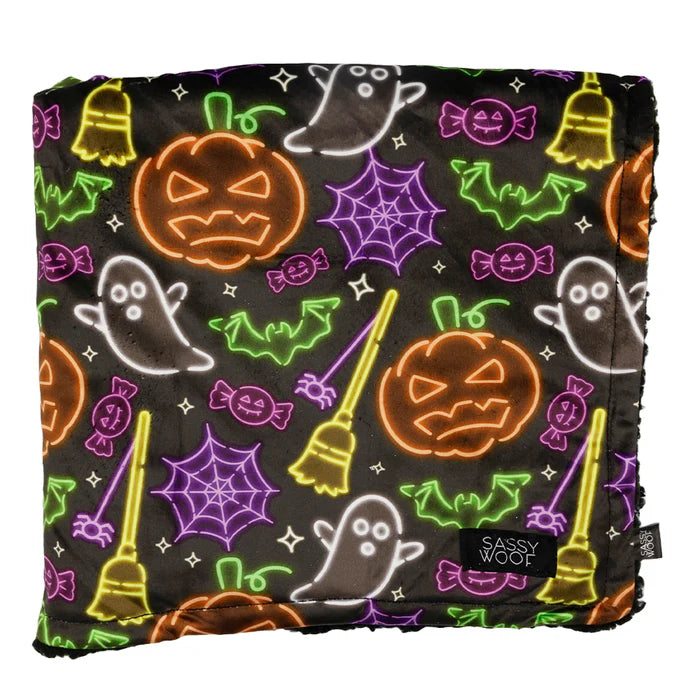 Neon Frights - Modern Dog Blanket