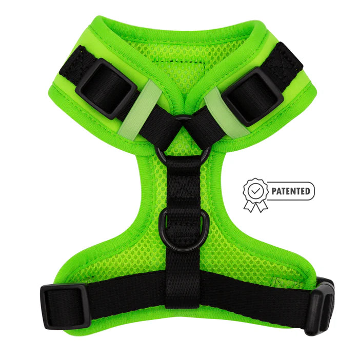 Neon Green - Modern Dog Adjustable Harness