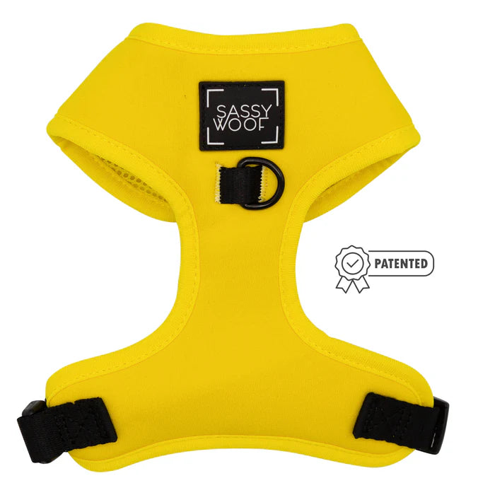 Neon Yellow - Modern Dog Adjustable Harness