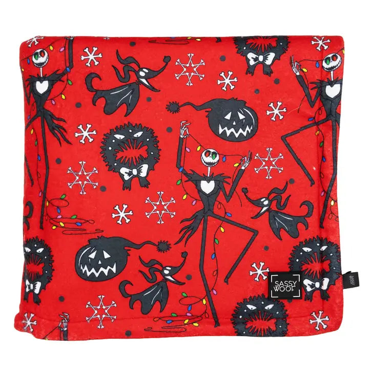 Nightmare Before Christmas™ - Modern Dog Blanket (Red)