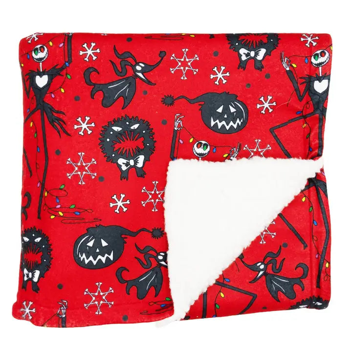 Nightmare Before Christmas™ - Modern Dog Blanket (Red)