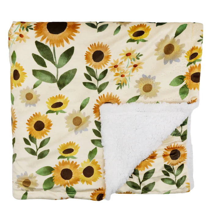 Sunflower Dreams - Modern Dog Blanket