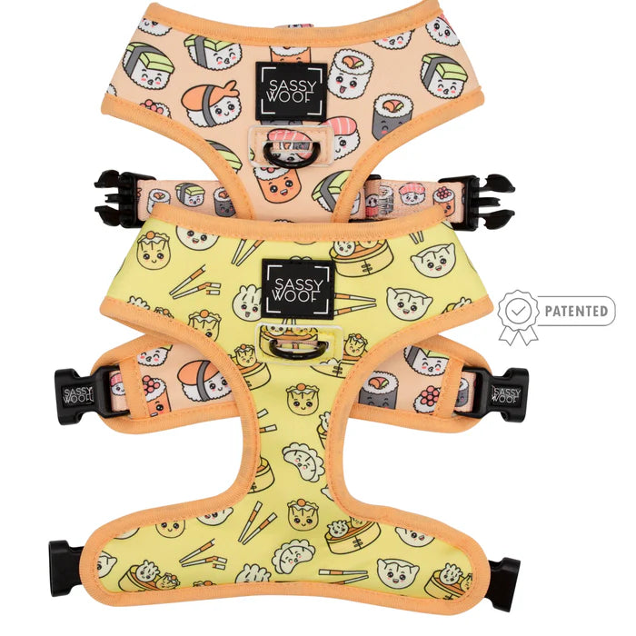 All Sass & Dim Sum - Modern Dog Reversible Harness