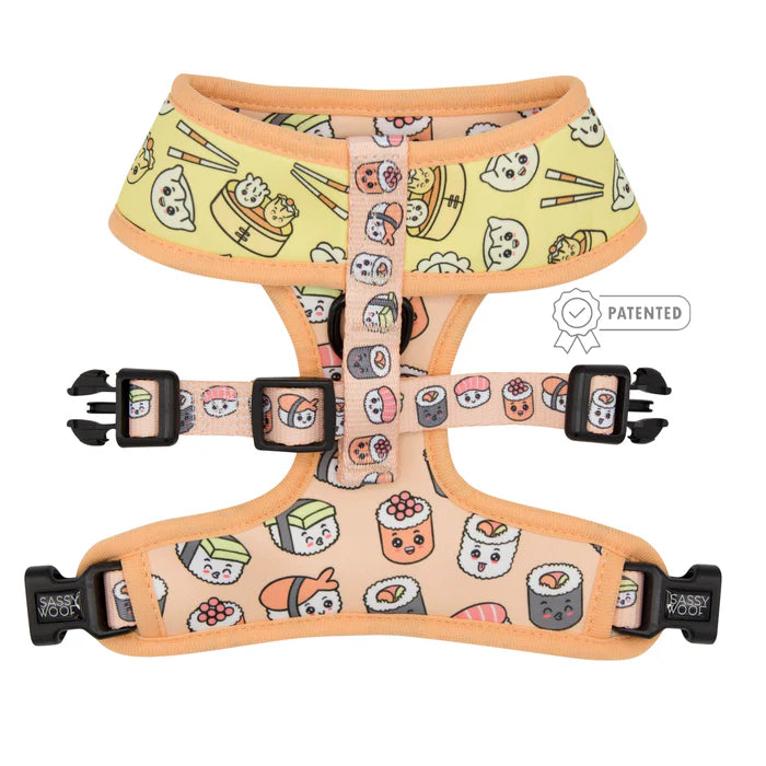 All Sass & Dim Sum - Modern Dog Reversible Harness