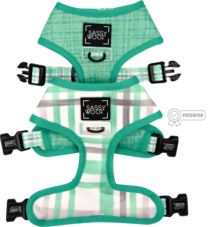 Wag Your Teal - Modern Dog Reversible Harness