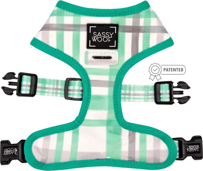 Wag Your Teal - Modern Dog Reversible Harness