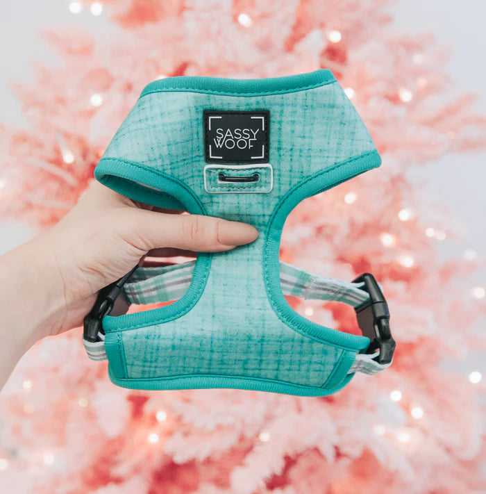 Wag Your Teal - Modern Dog Reversible Harness