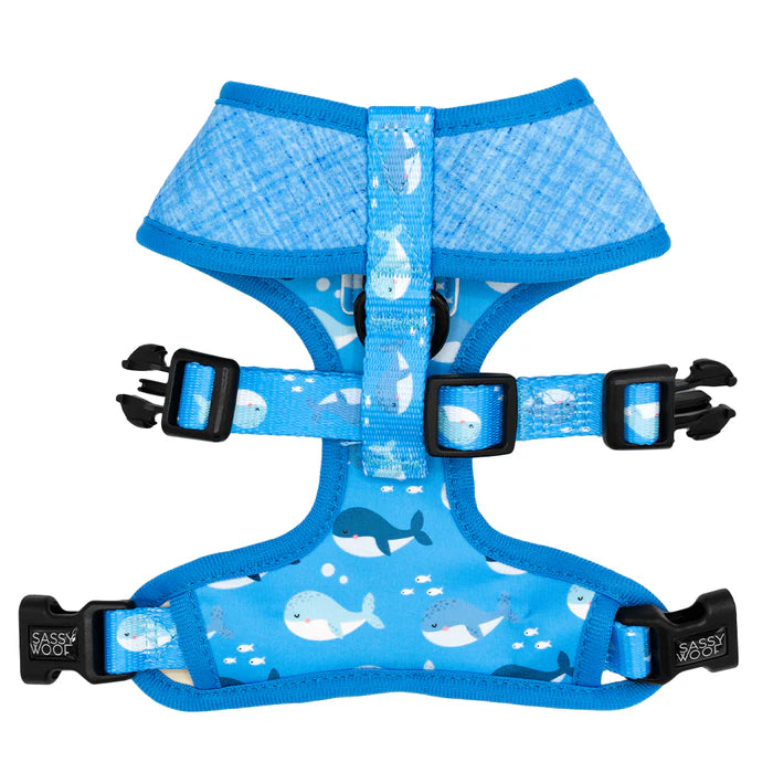 Might As Whale - Modern Dog Reversible Harness