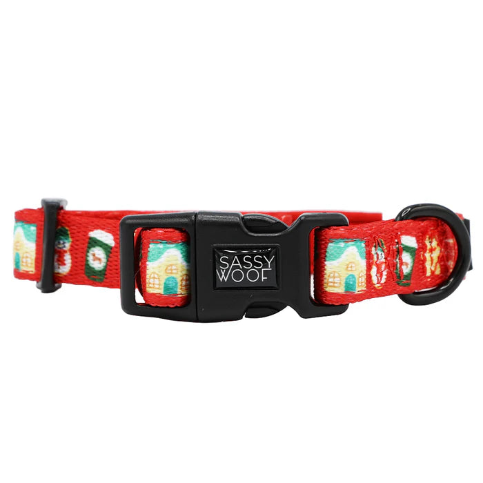 Sleigh Baby Sleigh - Modern Christmas Dog Collar