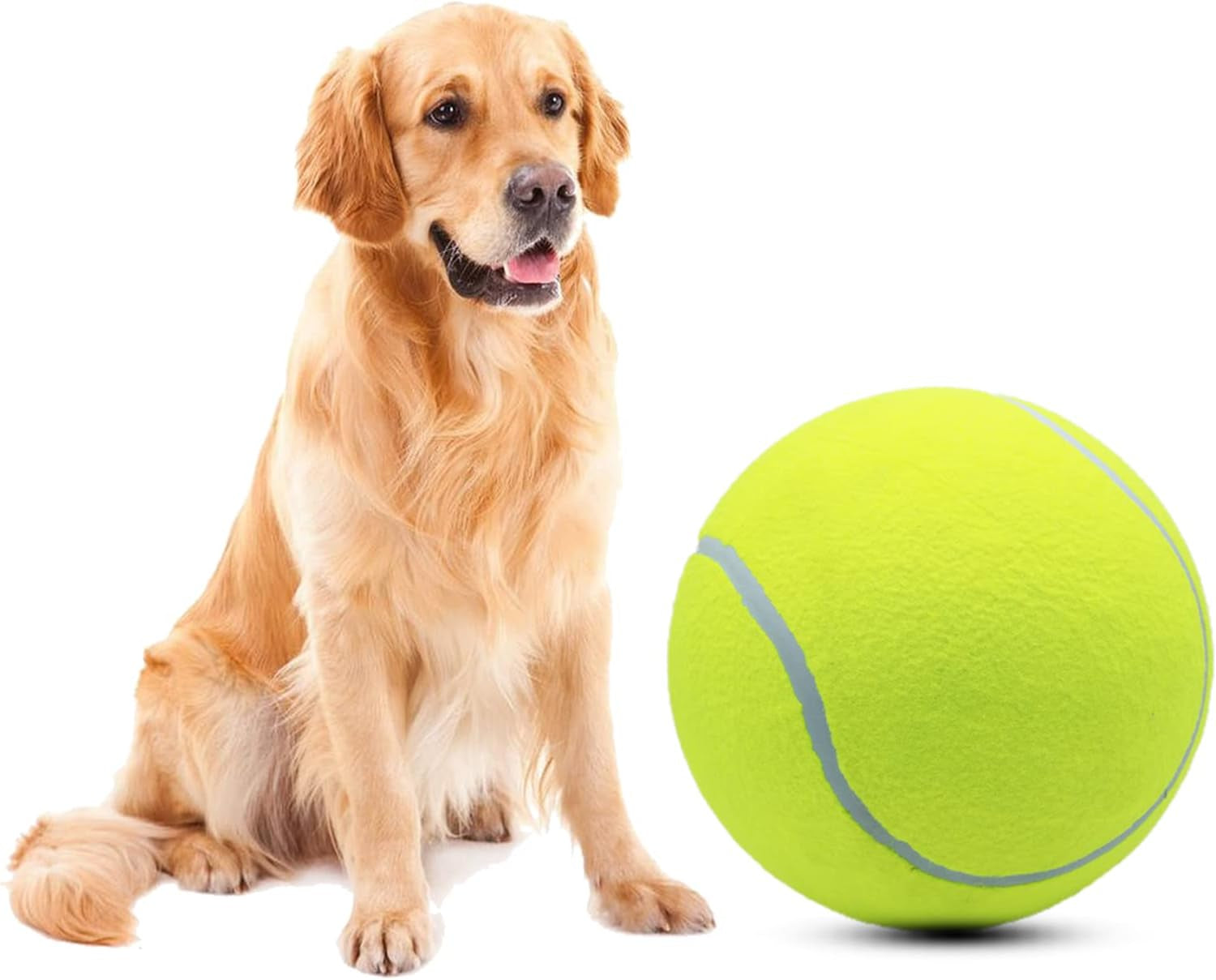 Oversize Giant Tennis Ball For Dogs - 9.5" 