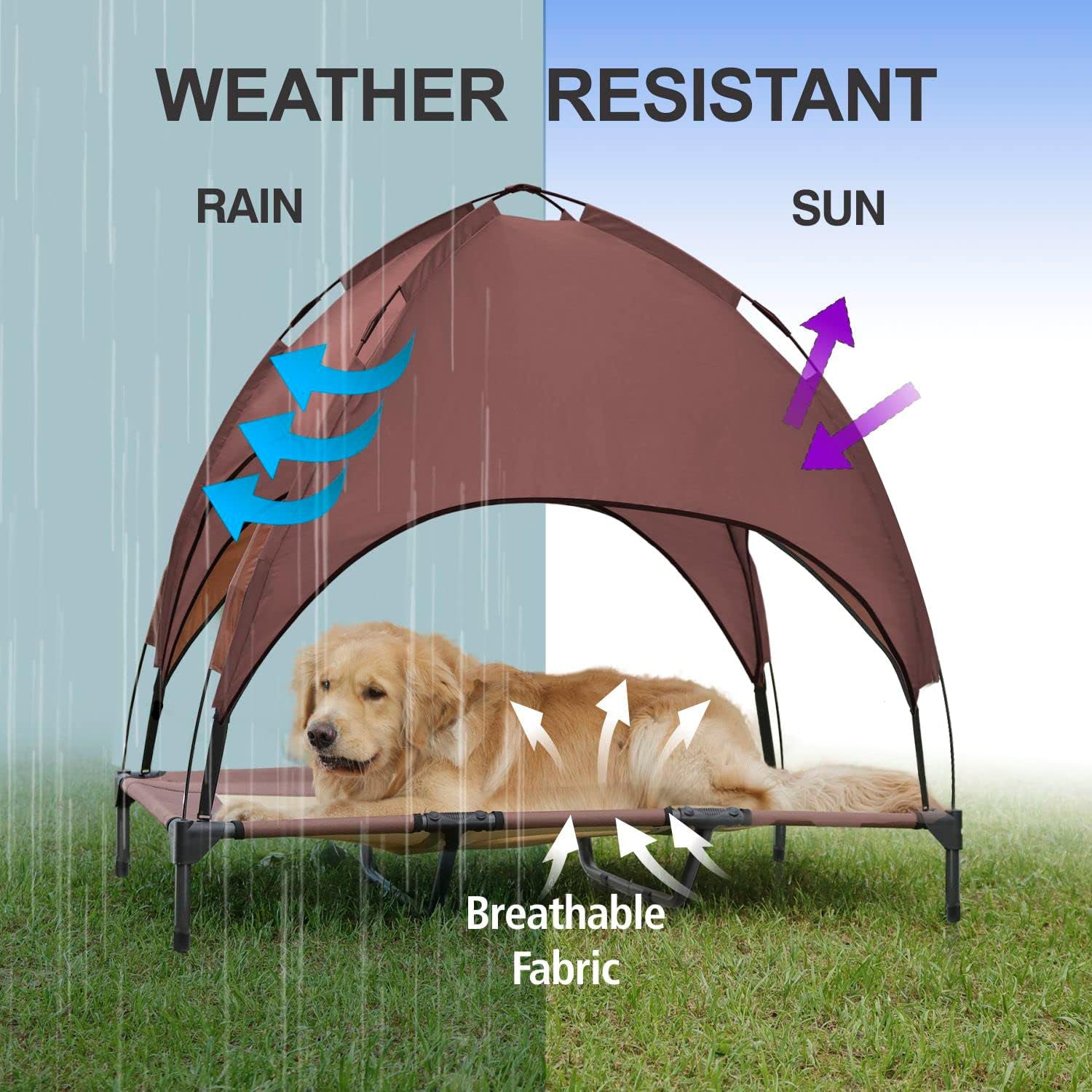 Modern Elevated Dog Tent