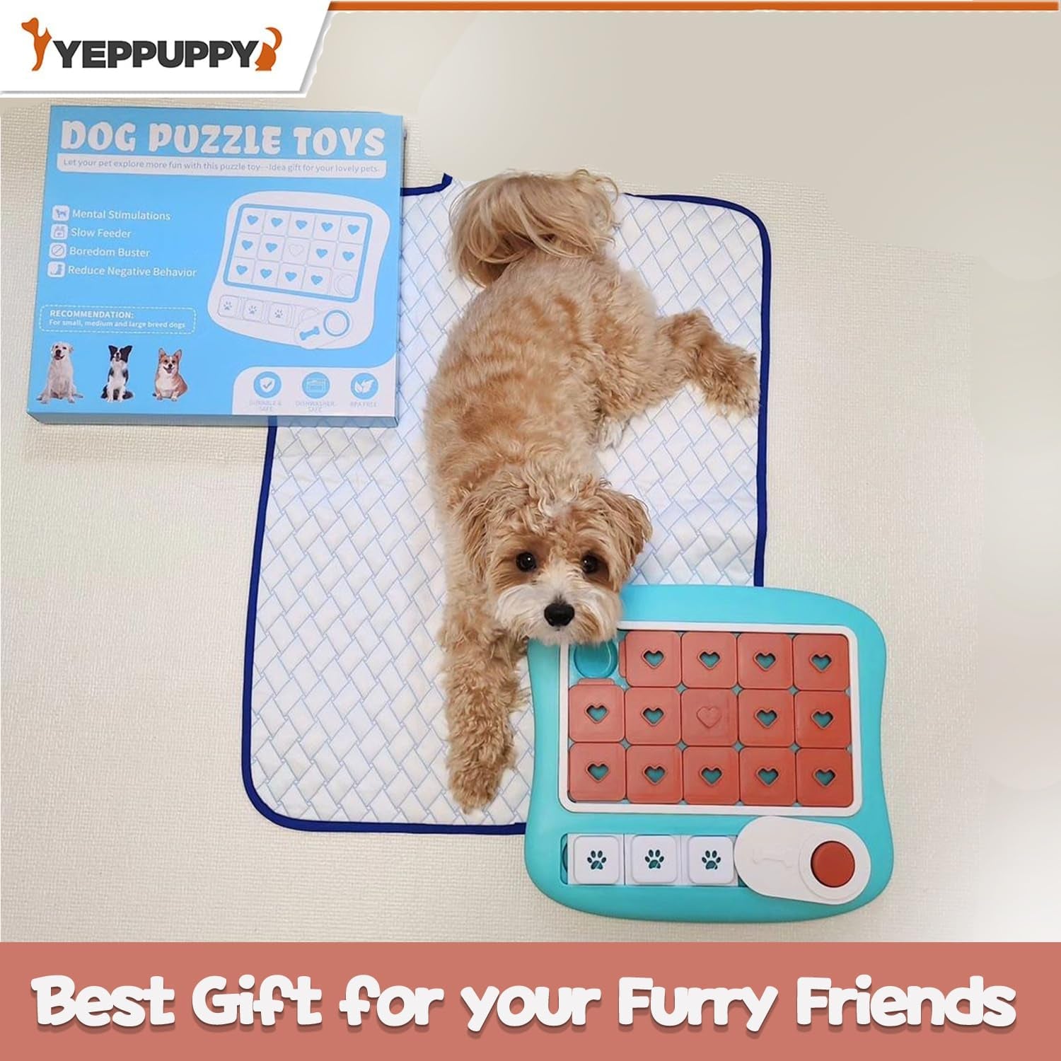 Level 4 Smart Interactive Puzzle Toy Game for Dogs