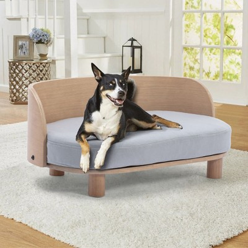 Modern Wide Dog Bed with Removable Cover