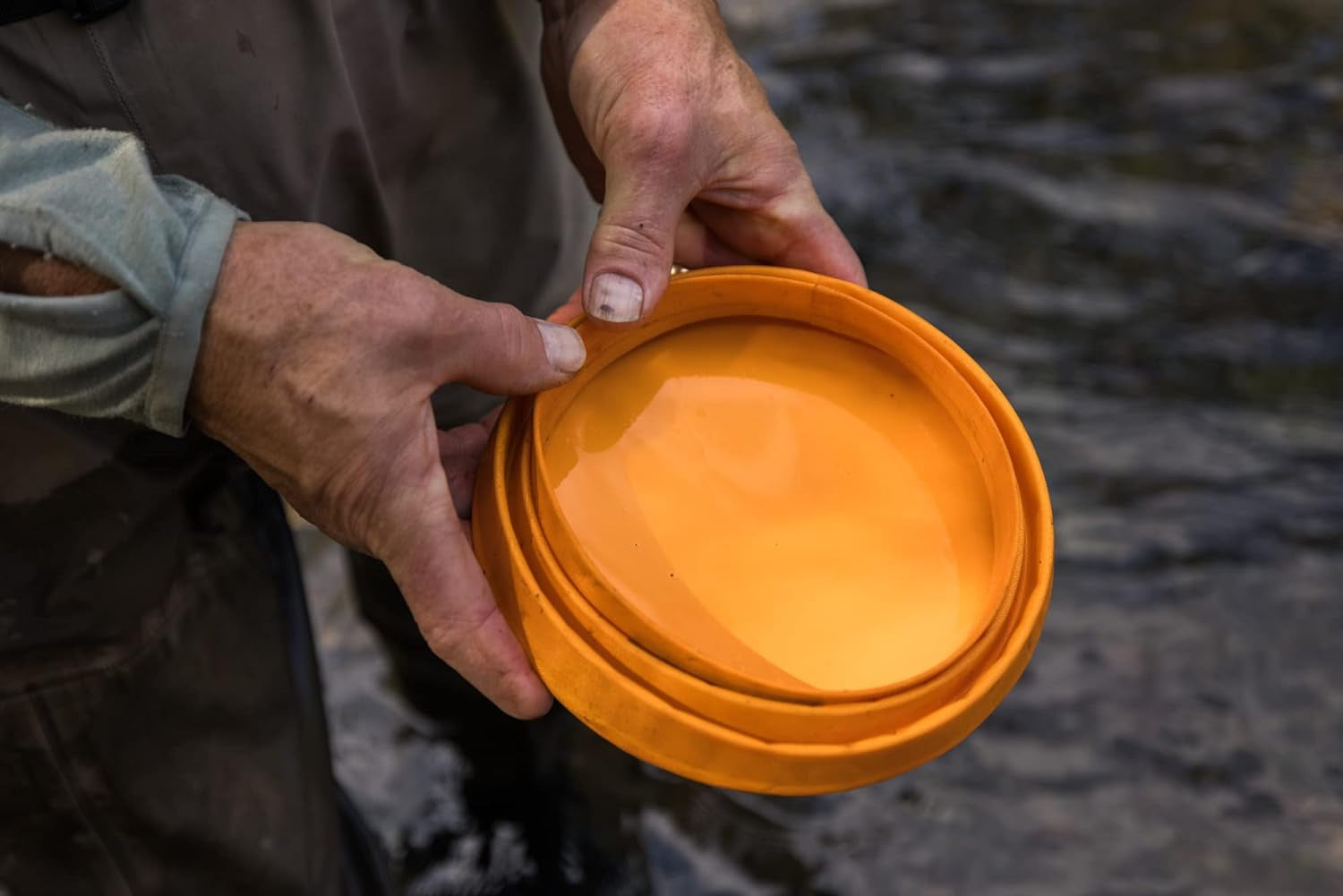 Modern Collapsible Ultralight and Packable Dog Bowl