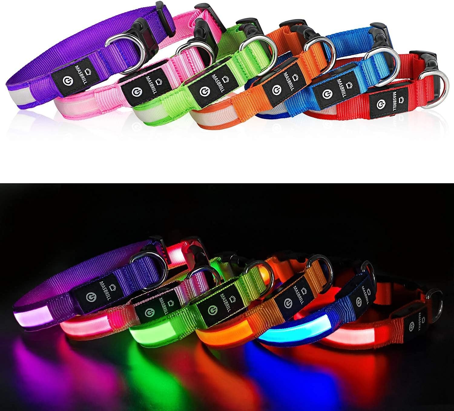 Light Up Dog Collars - Led Dog Collar 