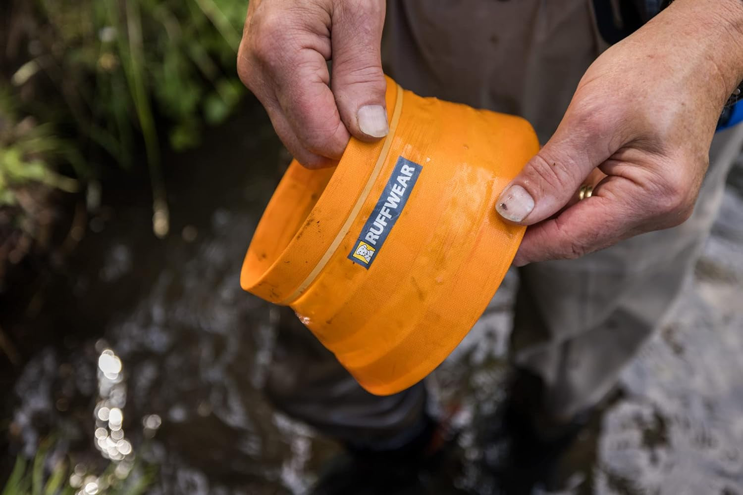 Modern Collapsible Ultralight and Packable Dog Bowl