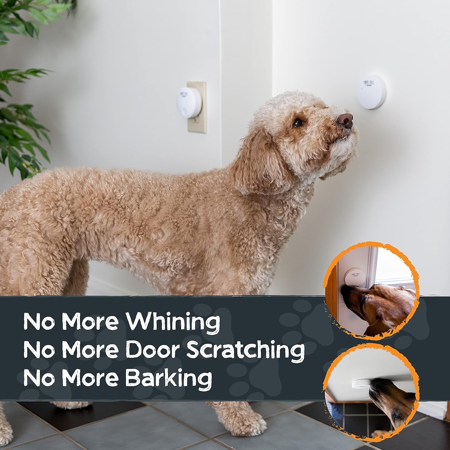 Smart Dog Wireless Door Bell 2.0  - Potty Training Bell for Puppies 