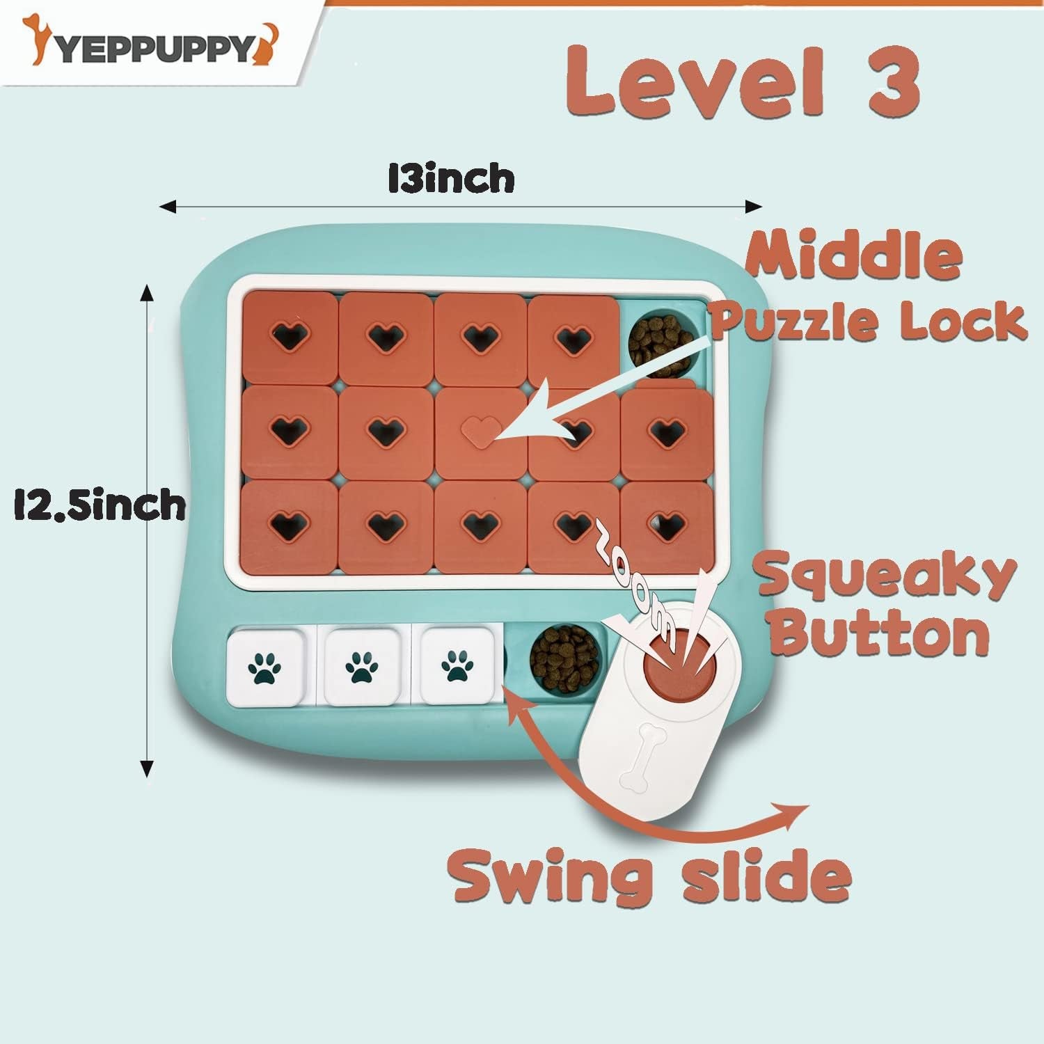 Level 4 Smart Interactive Puzzle Toy Game for Dogs