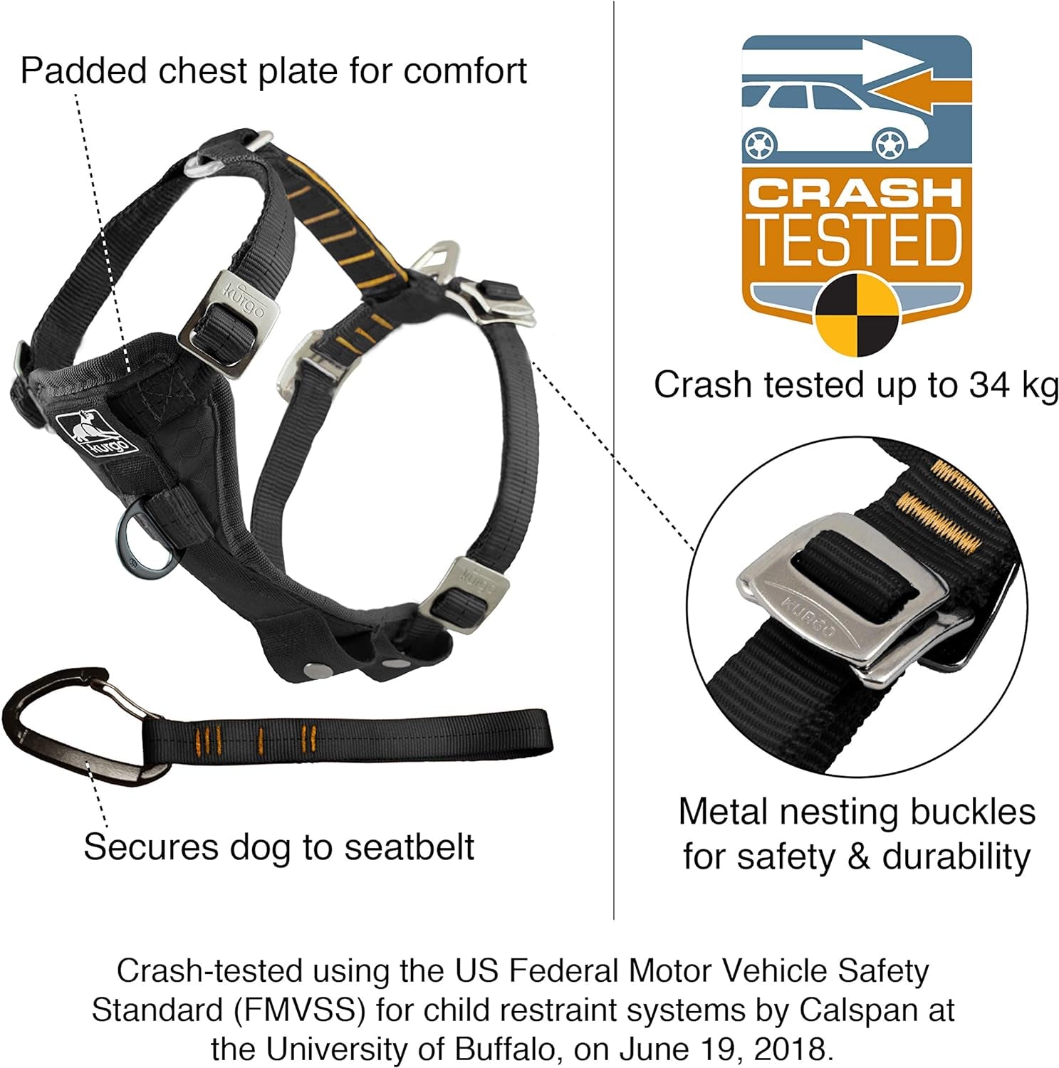 Dog Safety Seat Belt