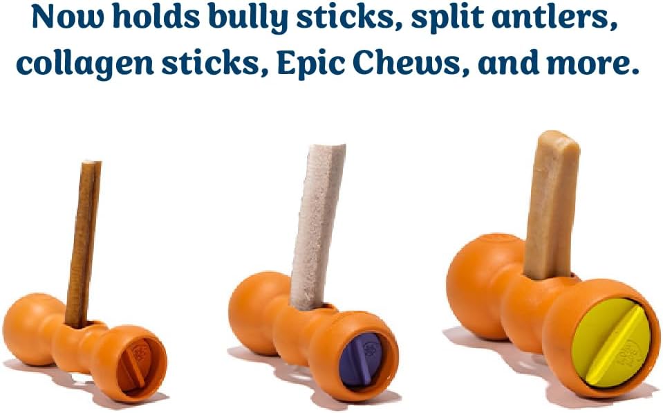 Bow Wow Buddy Safety Device - Bully Stick Holder for Dogs