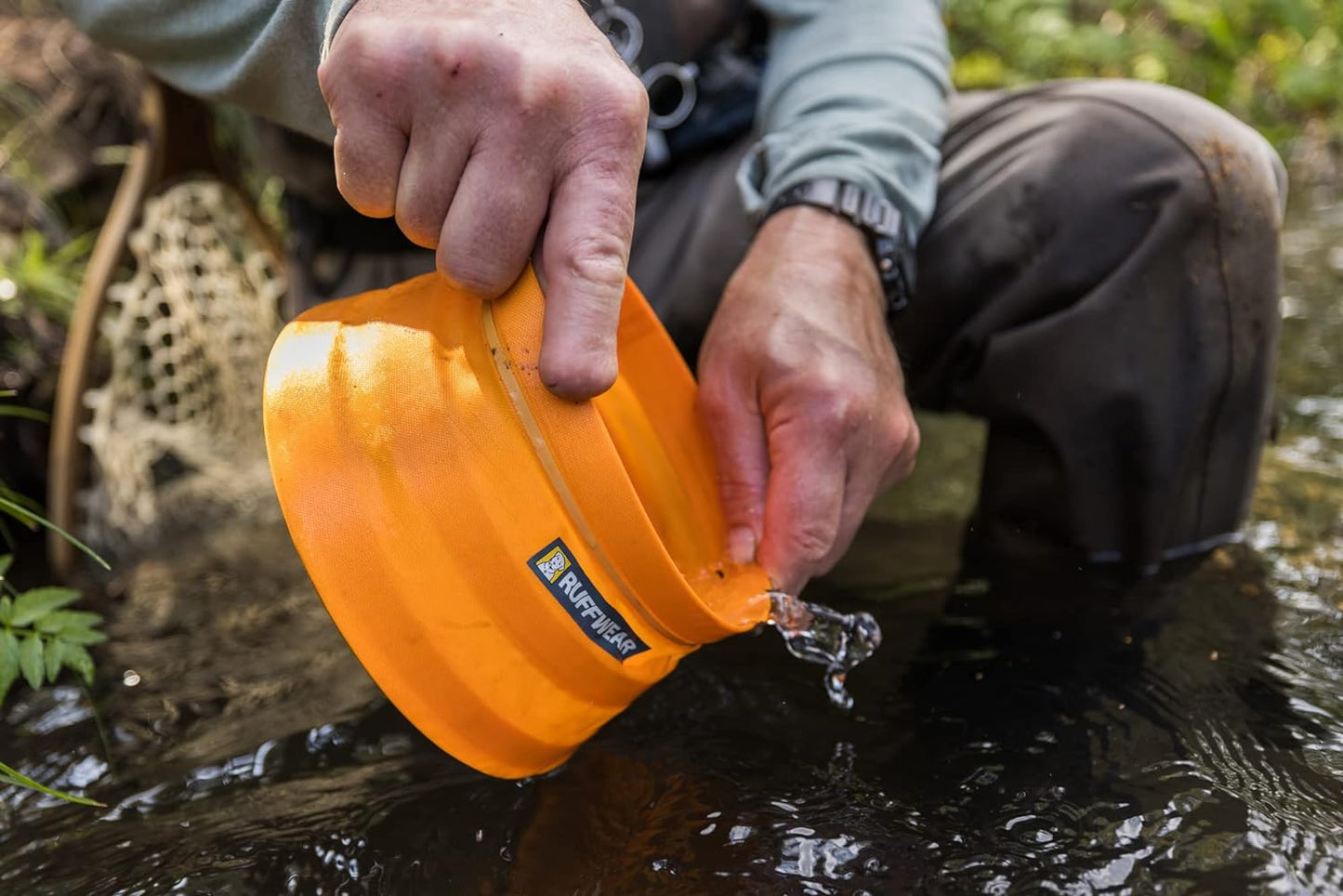 Modern Collapsible Ultralight and Packable Dog Bowl