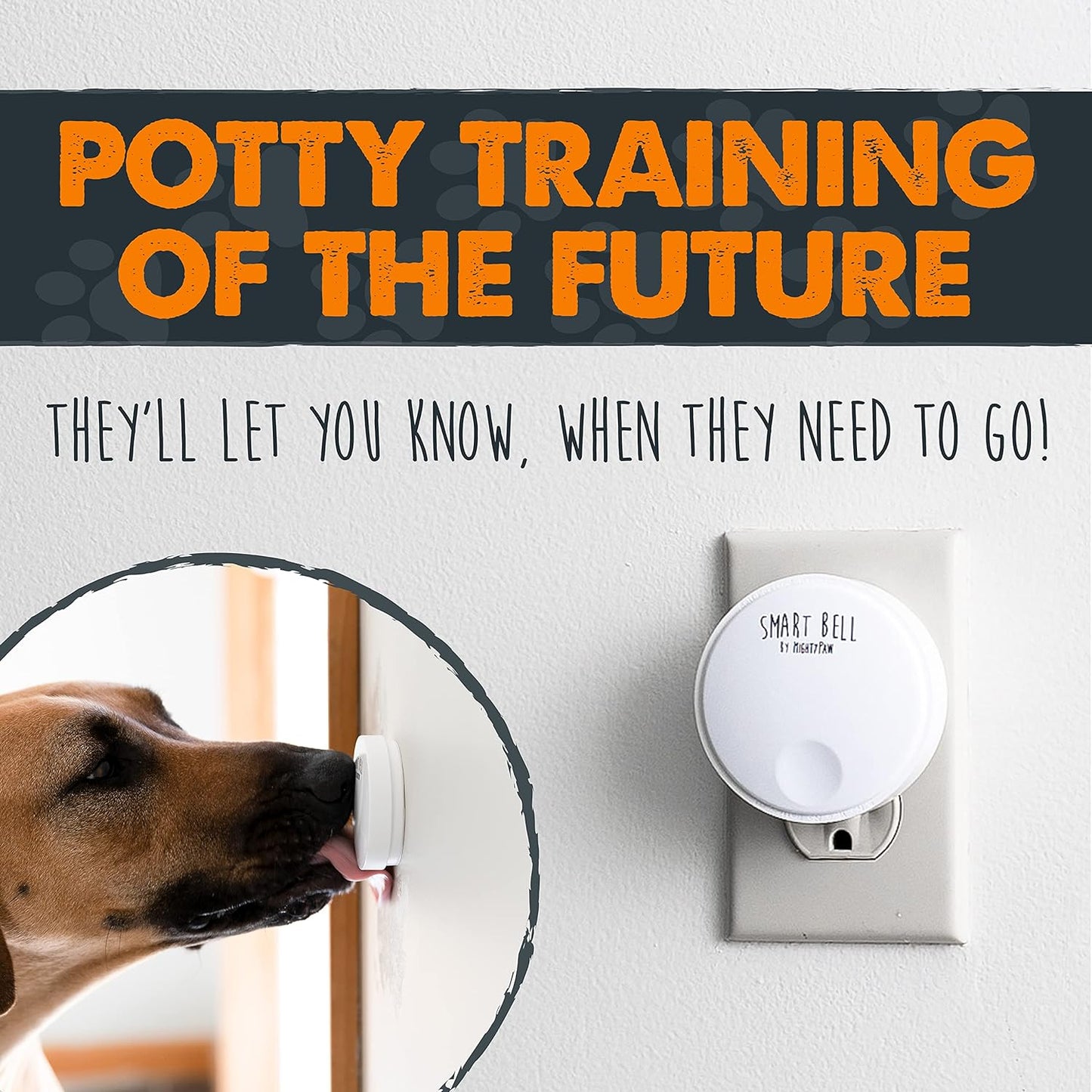 Smart Dog Wireless Door Bell 2.0  - Potty Training Bell for Puppies 