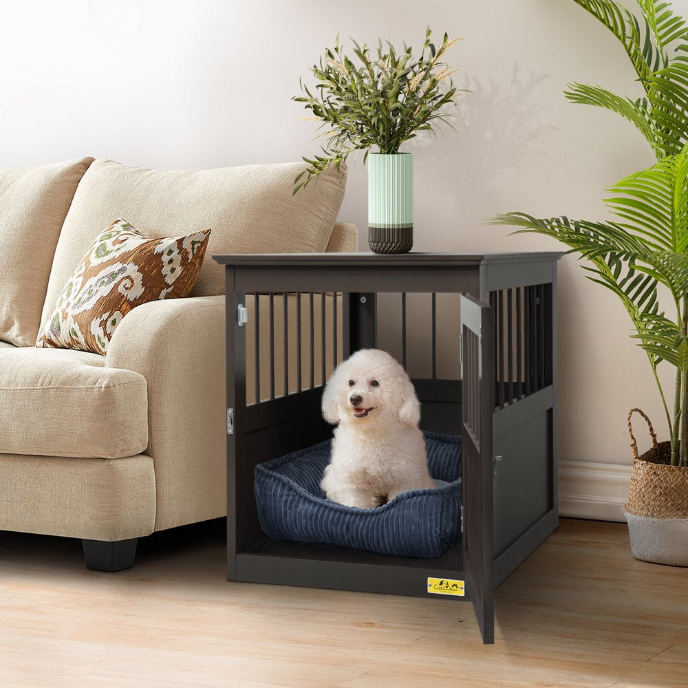 Wooden Dog Crate End Table Dog Crate