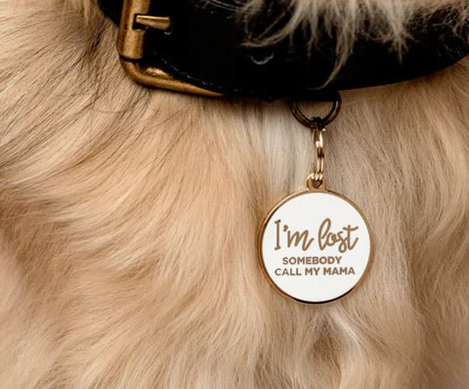 I'M Lost, Somebody Call My Mama - Dog ID Tag