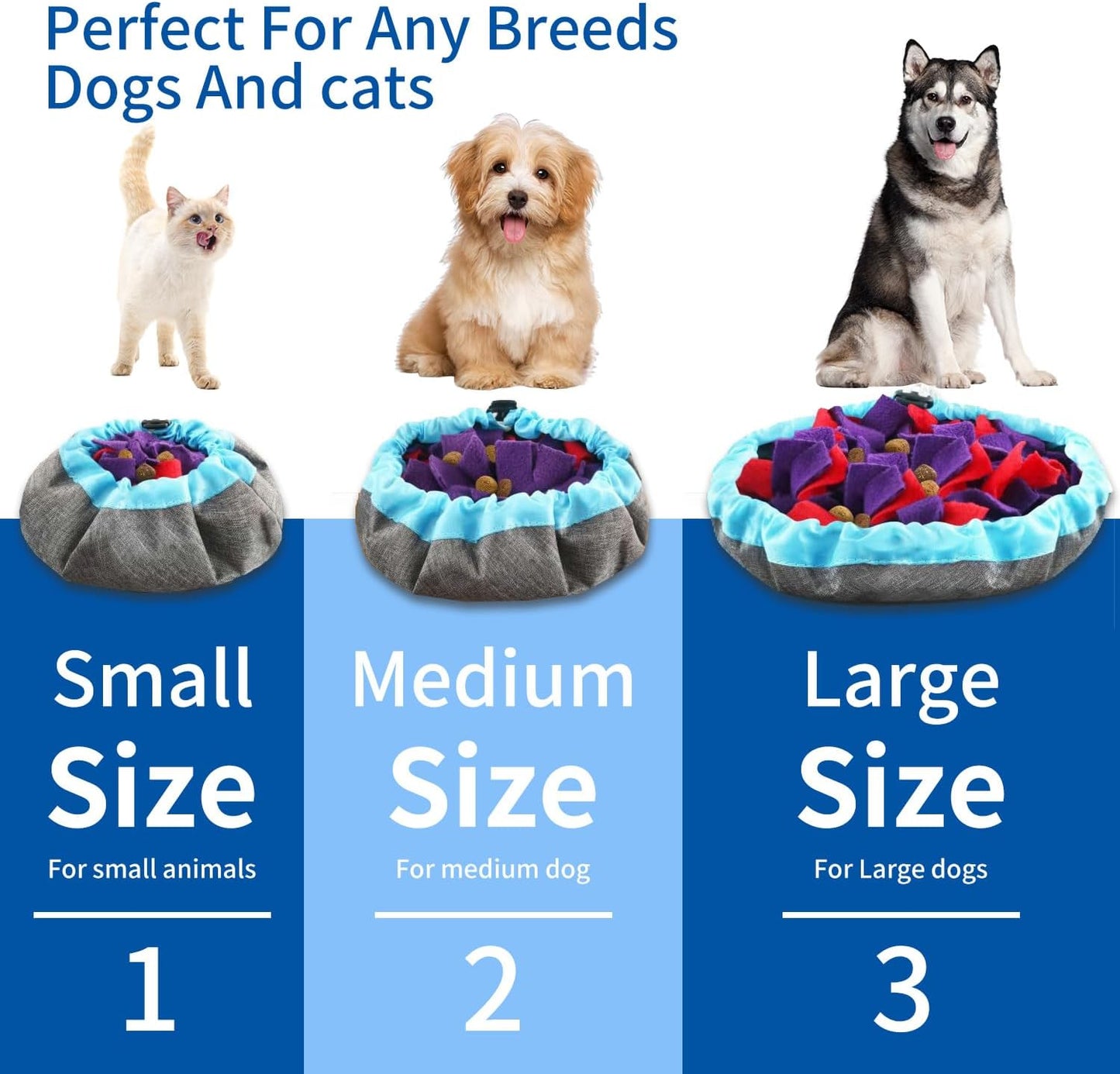 Modern Snuffle Mat for Dogs - 10 Elements and 4 Difficulty Levels 