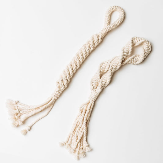 Natural Cotton Dog Rope Toys | 2-Pack