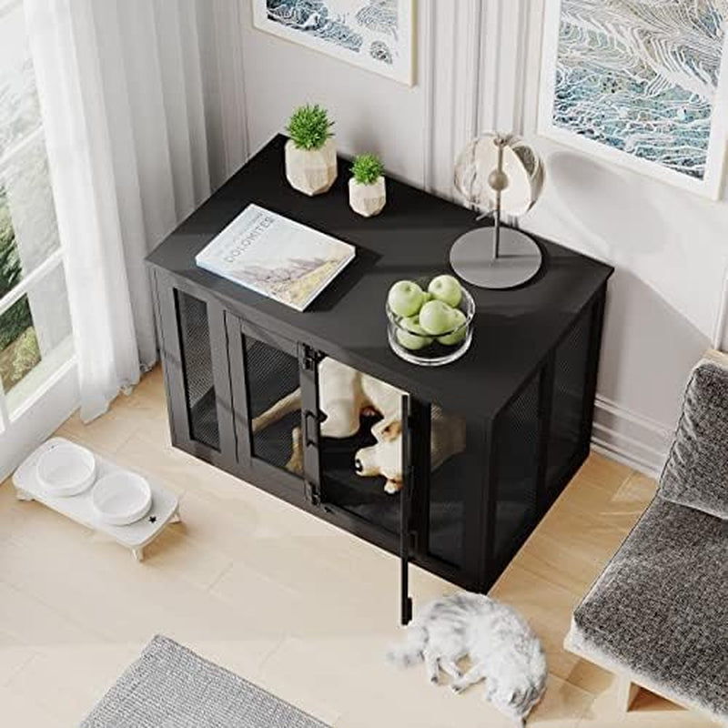 Wooden Dog Kennel Table, End Table