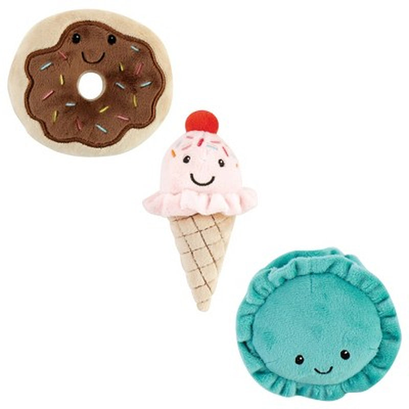 Desserts Squeaky Plush Mini Dog Toys