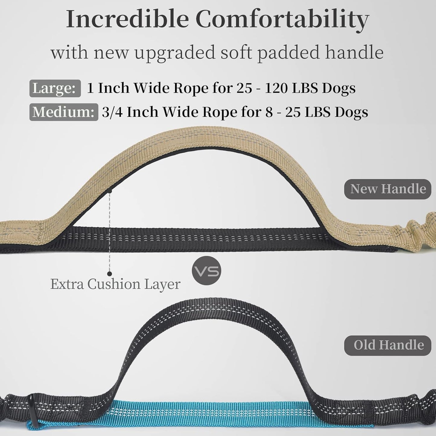 Hands Free Dog Leash with Zipper Pouch