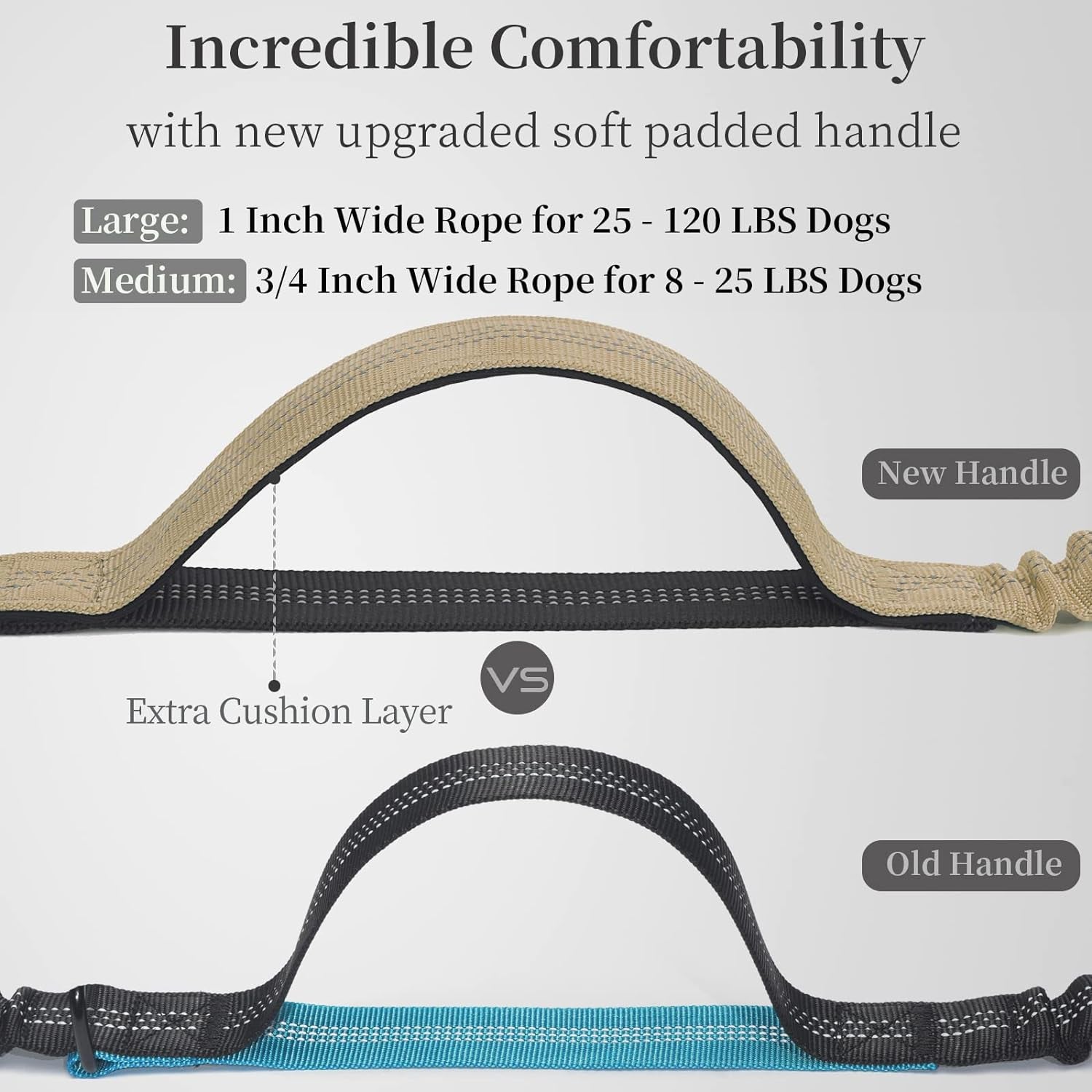 Hands Free Dog Leash with Zipper Pouch