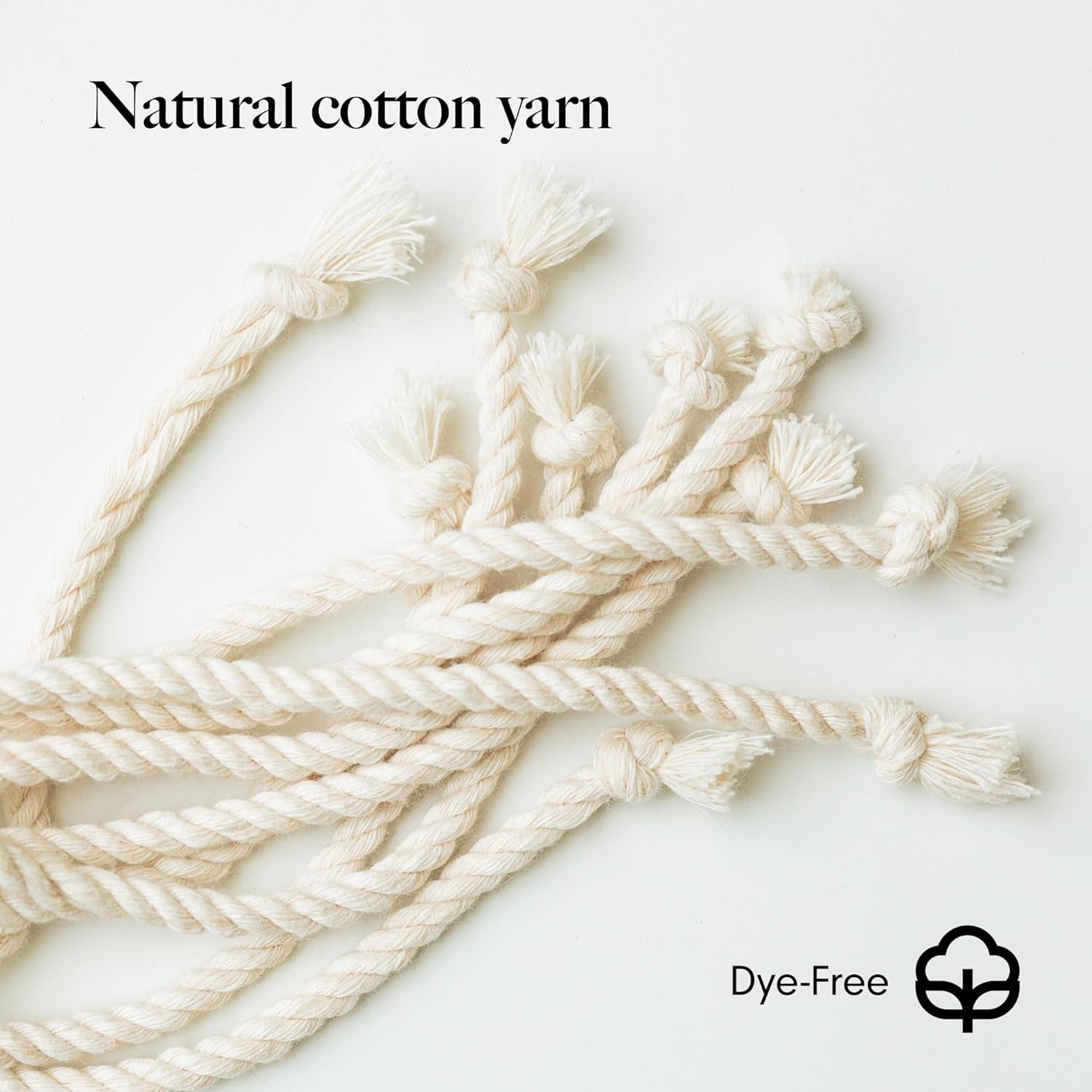 Natural Cotton Dog Rope Toys | 2-Pack