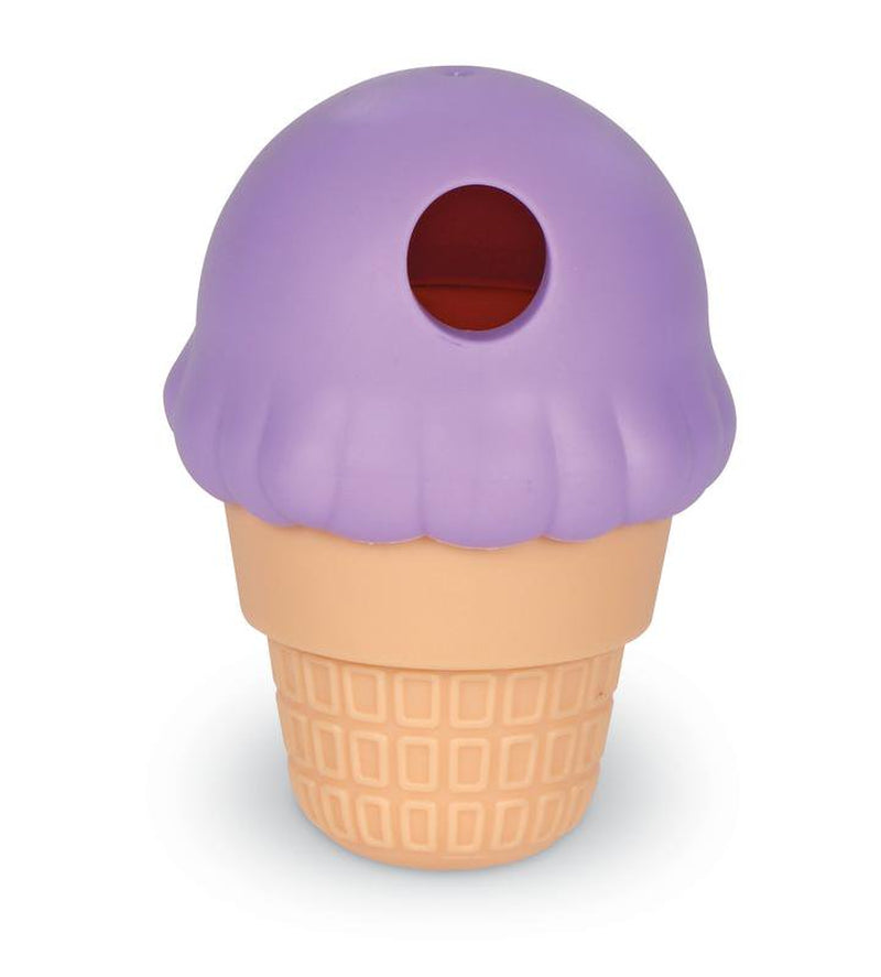 Ice Cream Dog Toy Treat Dispenser - Purple