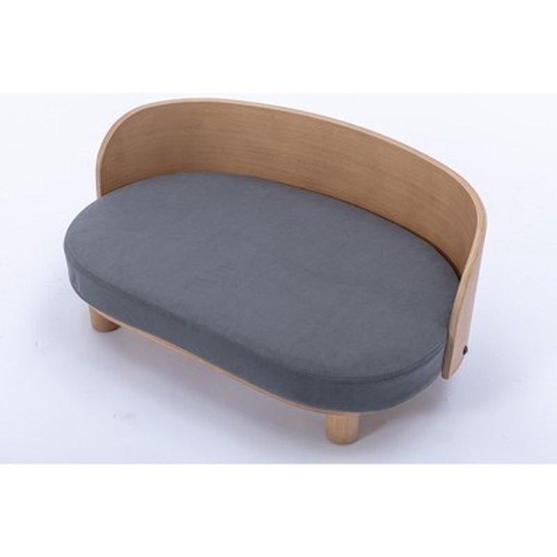 Modern Wide Dog Bed with Removable Cover